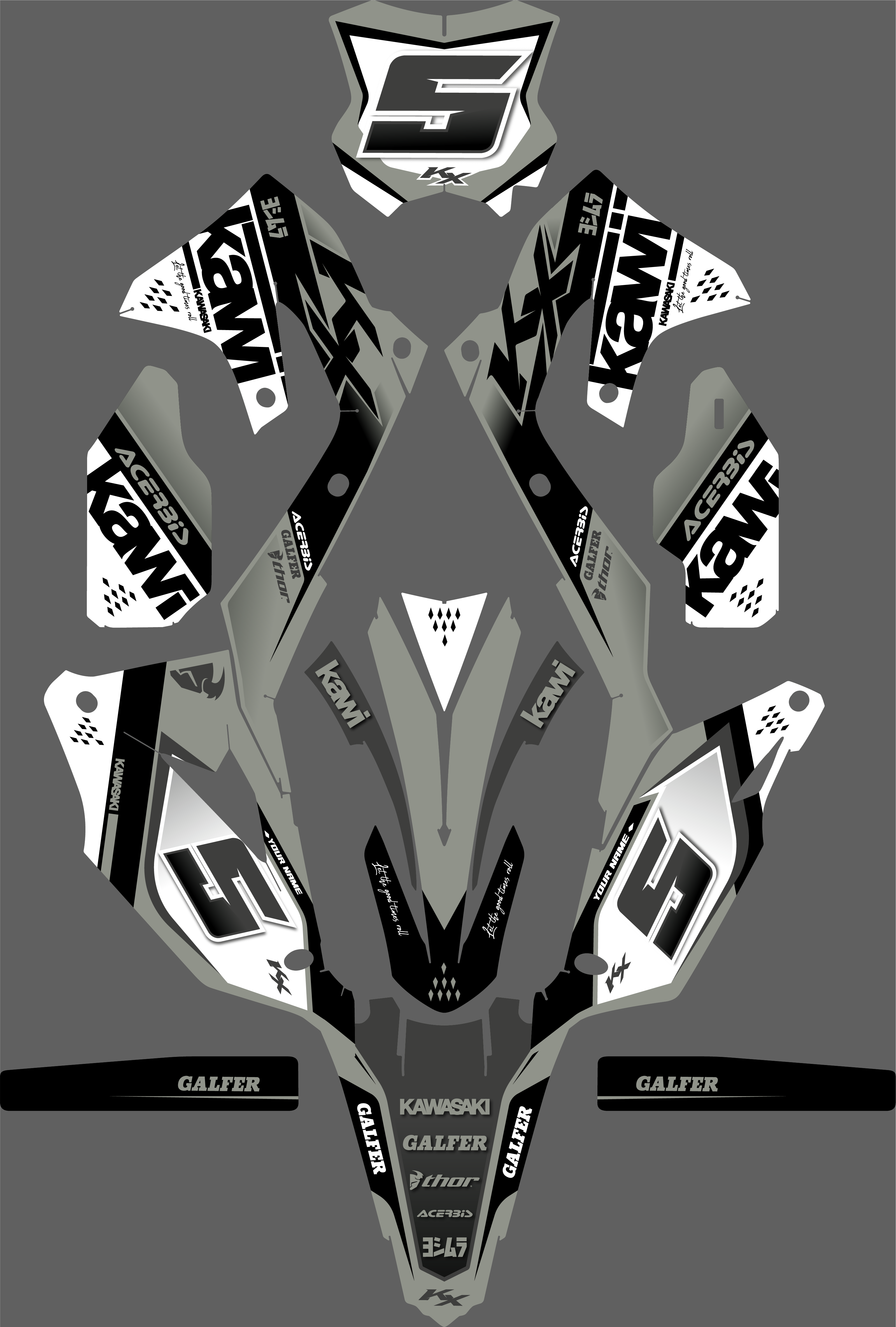 Kawasaki KX/KXF- All models