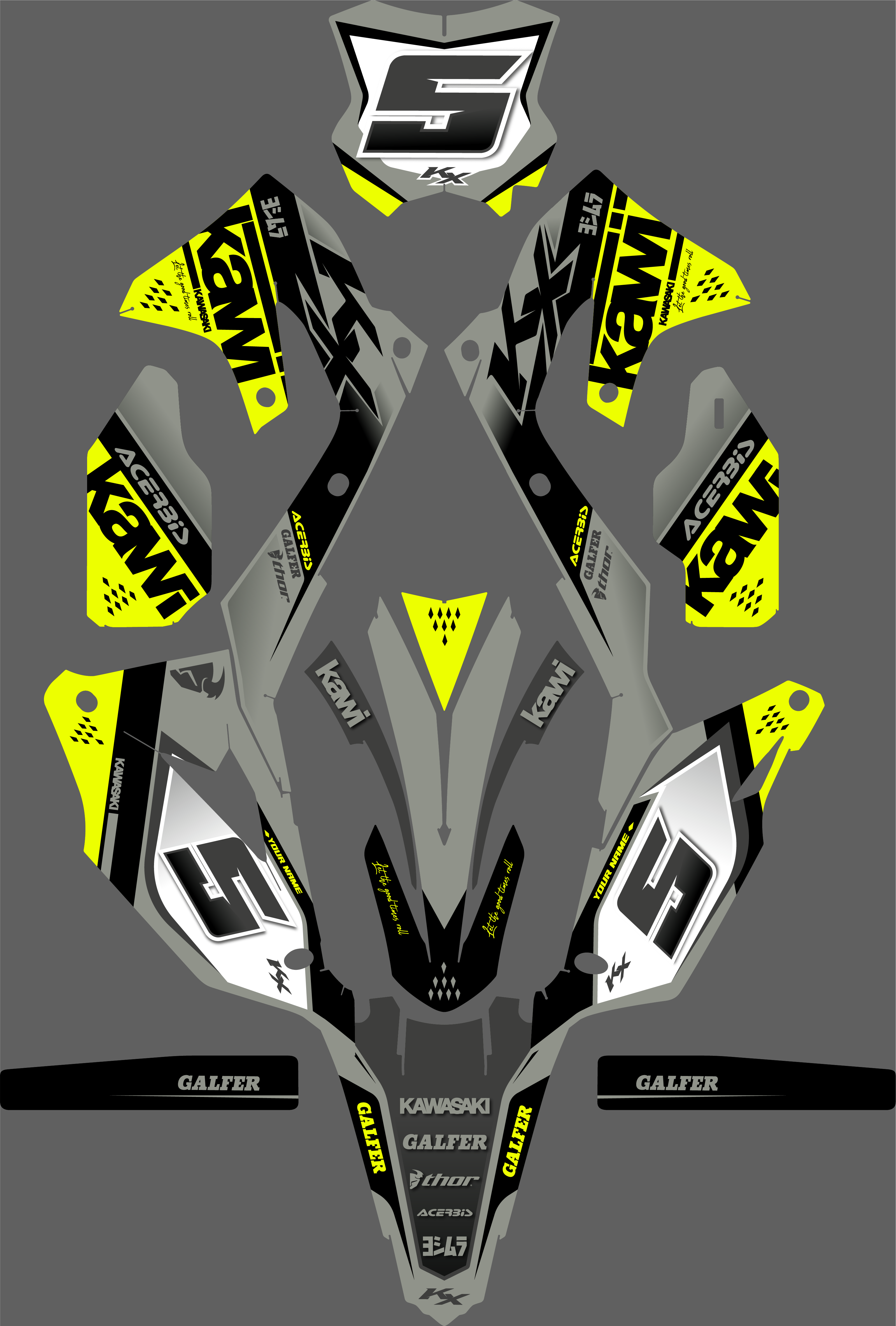 Kawasaki KX/KXF- All models