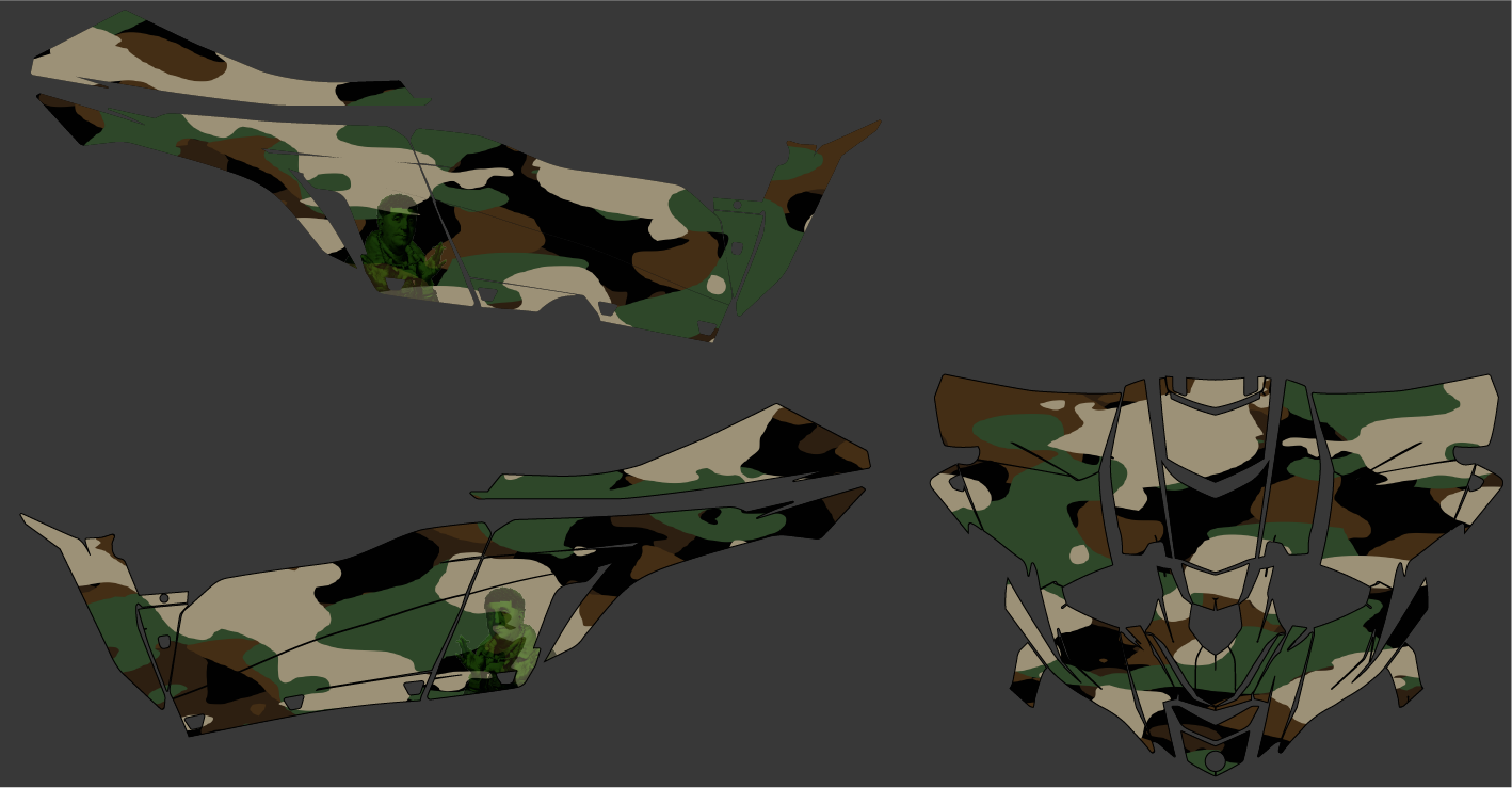 YXZ 1000 - Young Dolph Camo